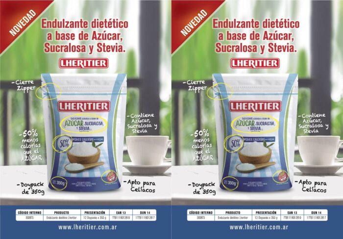 Endulzante dietético Lheritier