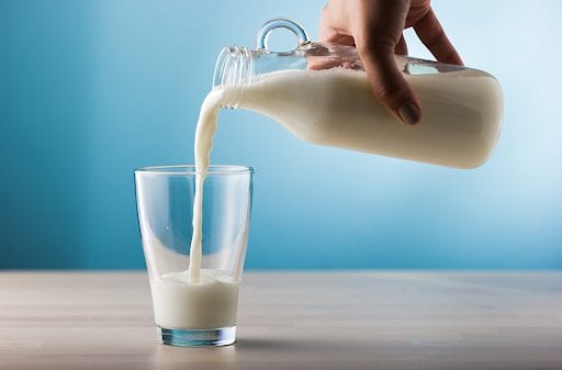 Bajo consumo de leche a la recomendada por la FAO