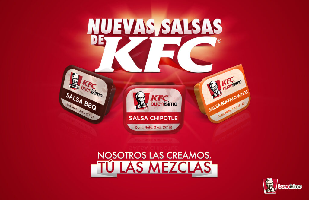 Disfruta las nuevas salsas de KFC The Food Tech