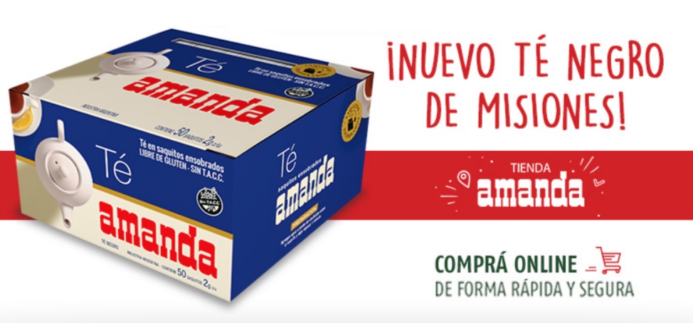 Amanda presenta nuevo té para mercado argentino