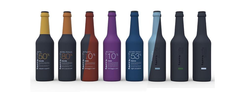 Cerveza con diseño italiano