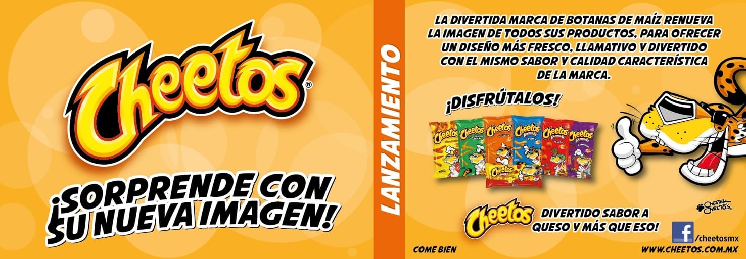 logotipo de cheetos al horno