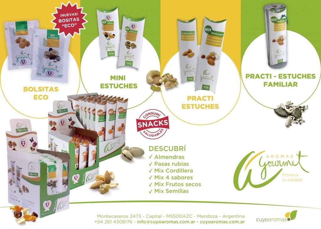 Cuyoaromas lanza bolsitas eco snack