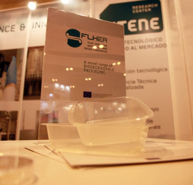 Desarrollan envase biodegradable basado en fibras de lino