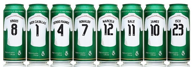 Pack Cerveza Personalizada # 17 de Real Madrid