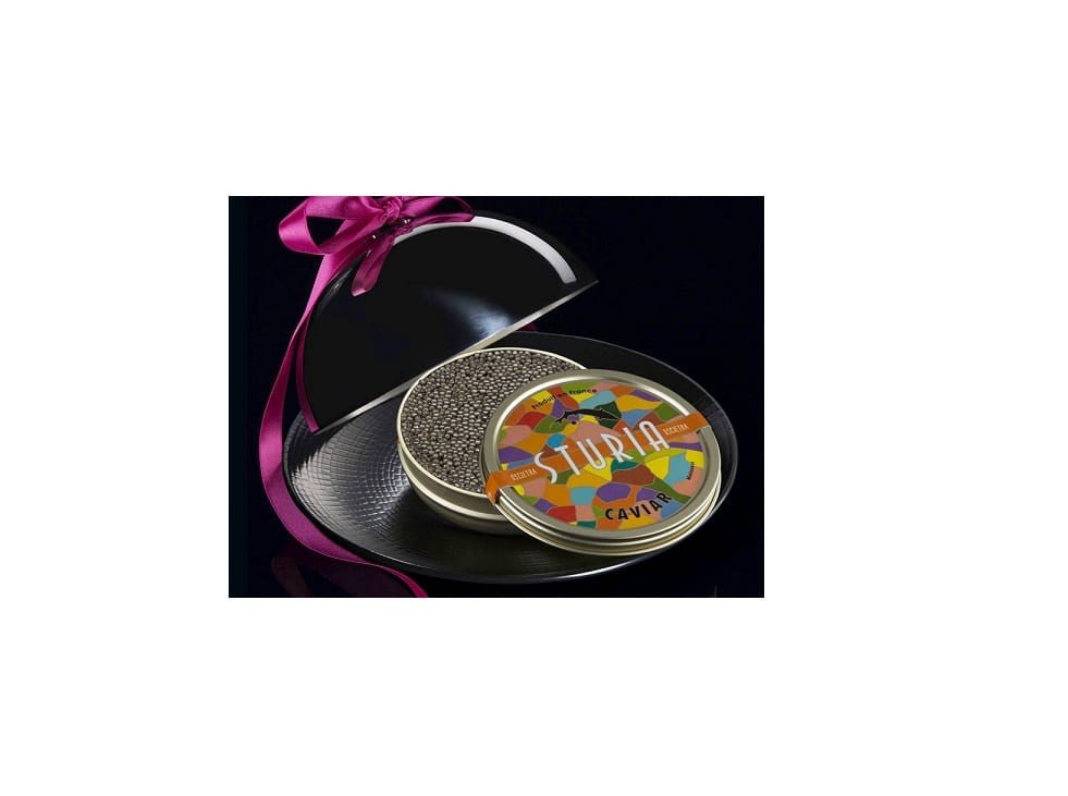 Lujosa colección de caviar