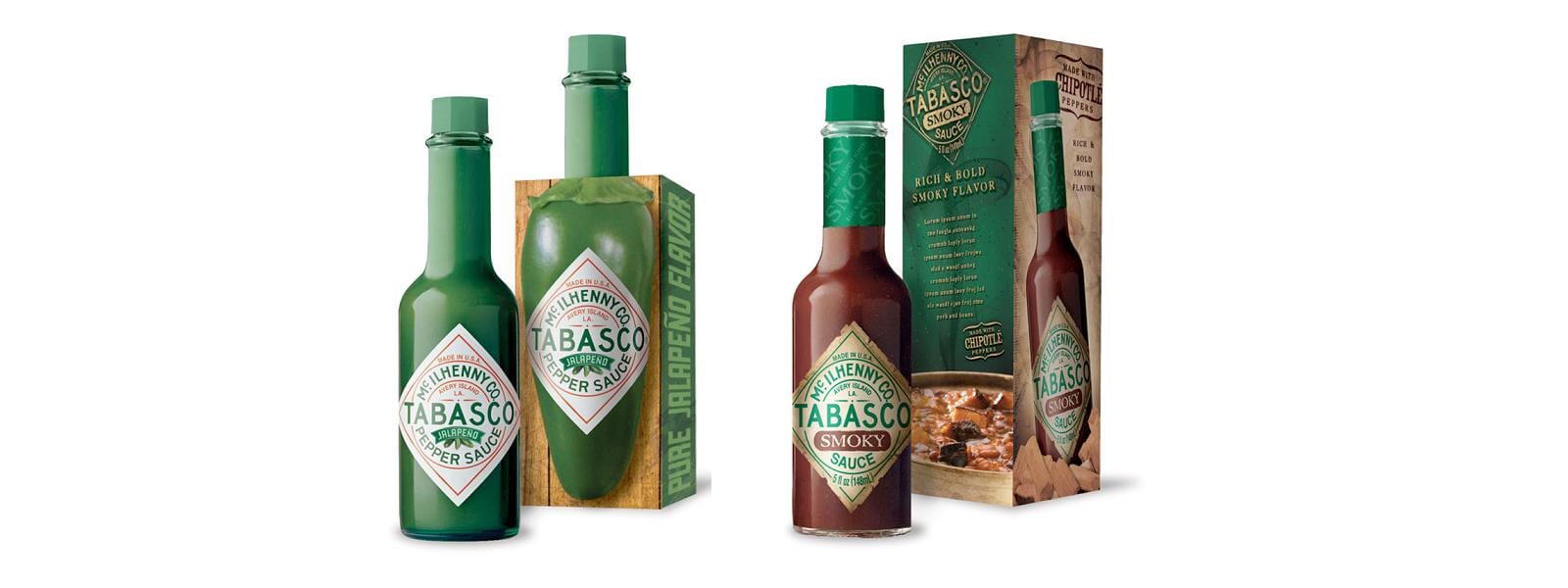 Nuevo empaque de salsas Tabasco