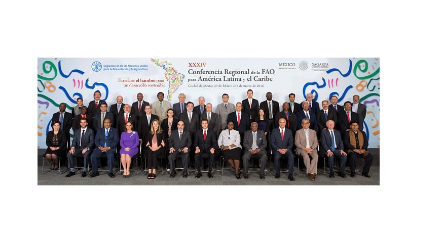 Se realiza la 34 Conferencia Regional de la FAO