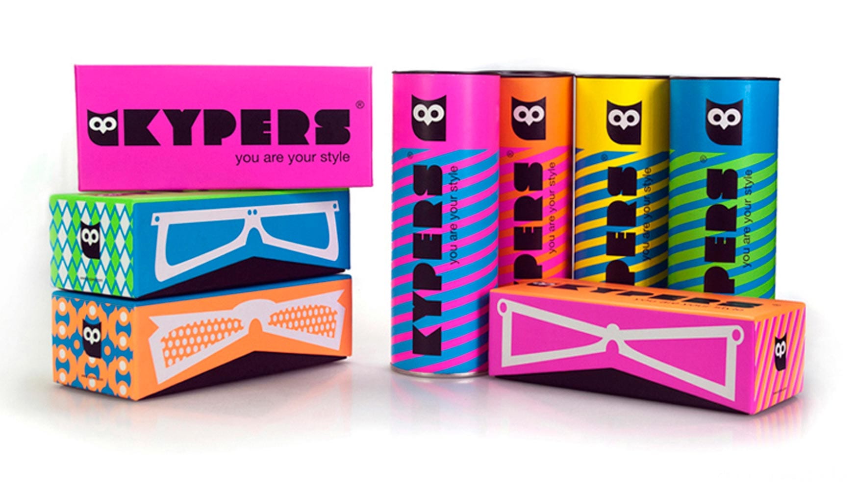 Un packaging con gafas