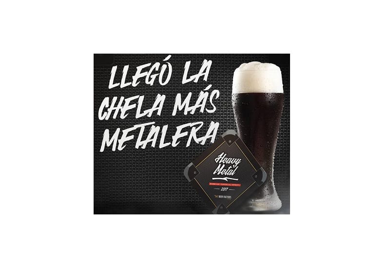 Una chela ruda y metalera