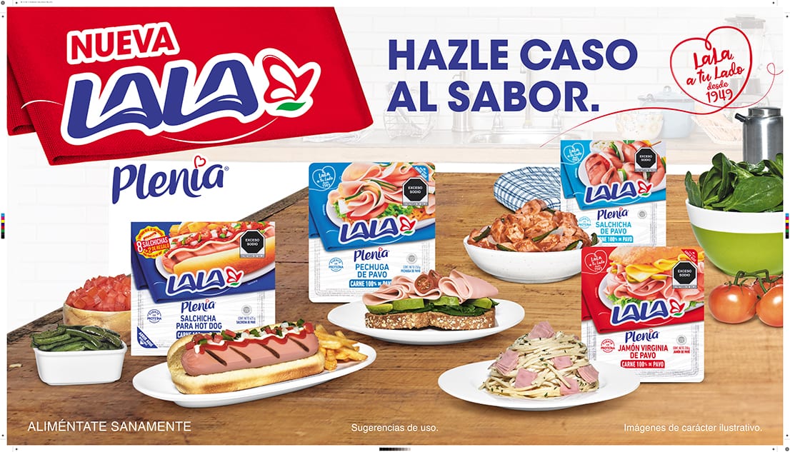 Lala entra al mercado de carnes frías con su marca Plenia