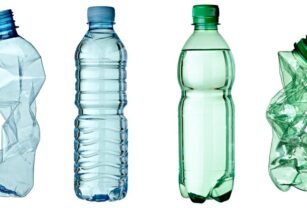botellas de PET reciclado