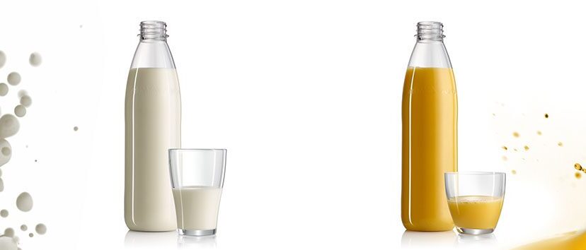 botellas de pet reciclable para bebidas sensibles