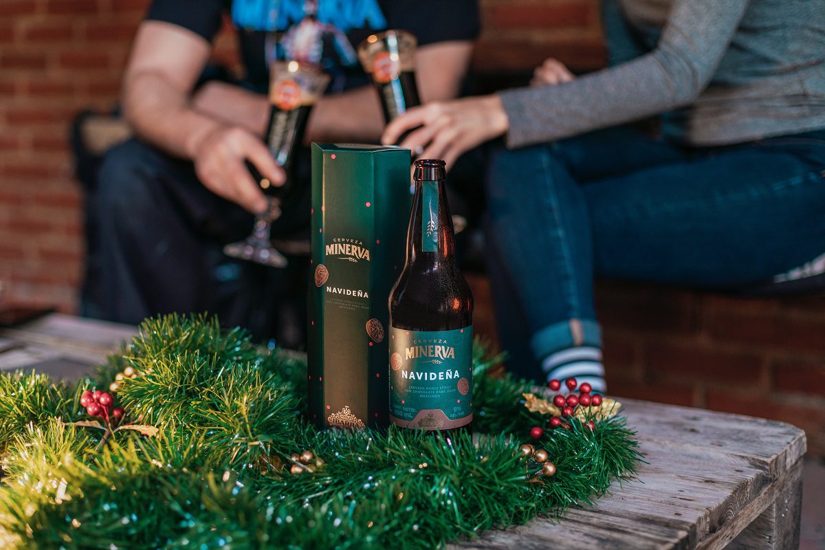 La cerveza Minerva se pone muy navideña