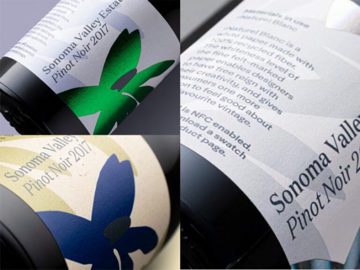 etiquetas sostenibles para vinos