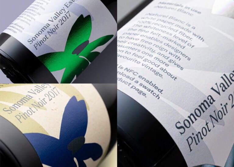 etiquetas sostenibles para vinos