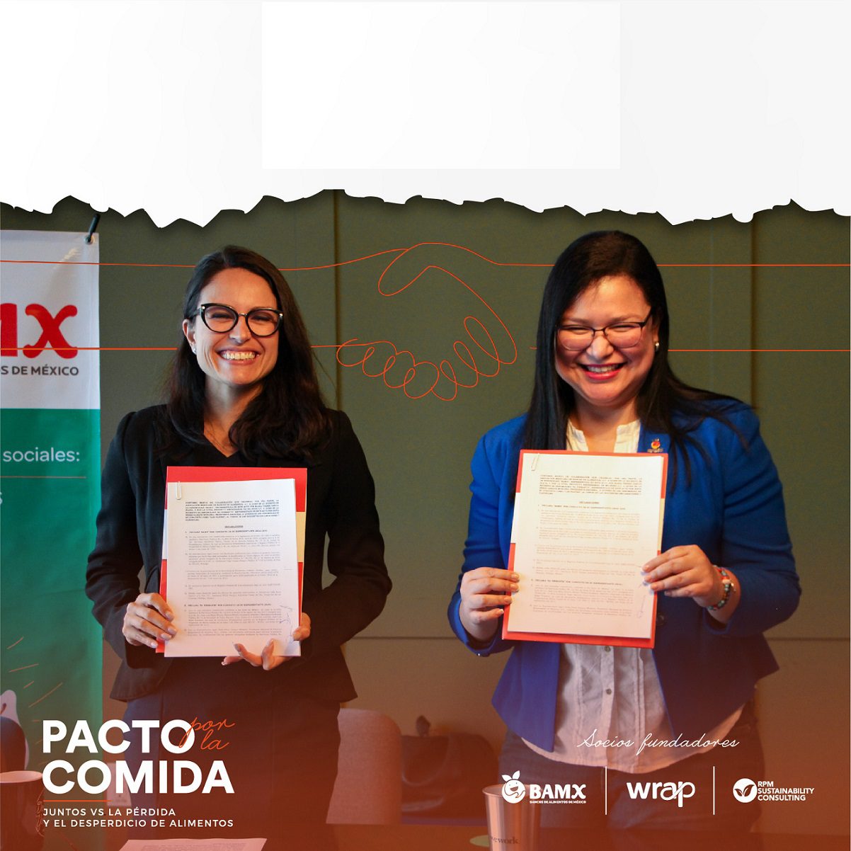 Red BAMX y el CCME firman convenio contra el hambre y desperdicio de alimentos