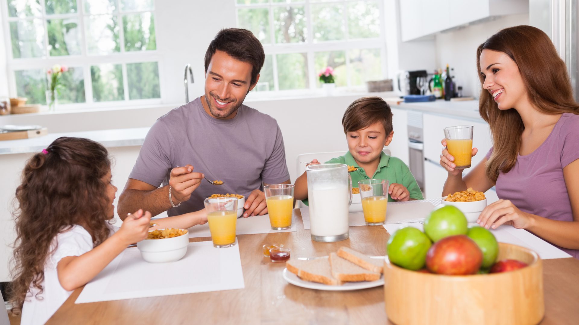 El desayuno es el clave en el consumo de los niños