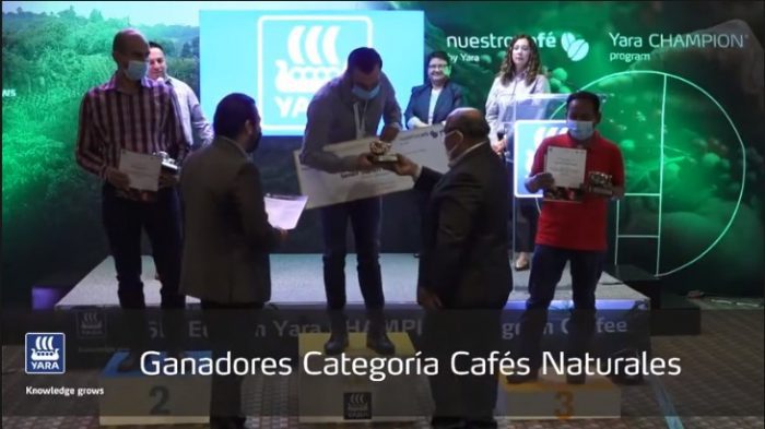 Por sexta ocasión, Yara reconoció a los mejores productores de café mexicano