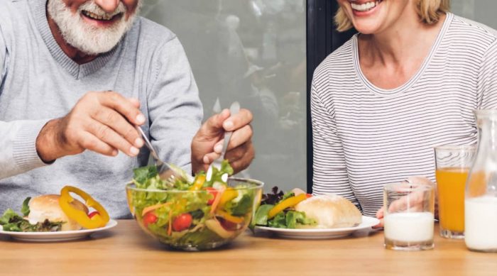 ingesta de nutrientes y el envejecimiento saludable
