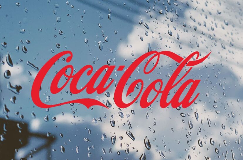 Coca-Cola agua pluvial