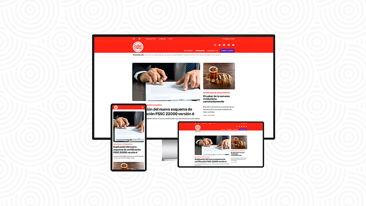 ¡Te presentamos la nueva imagen de The Food Tech® online!