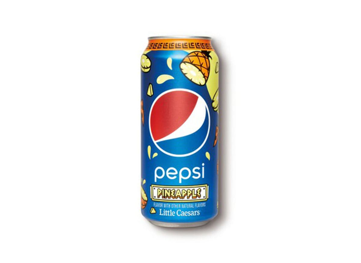 Pepsi sabor piña, un sabor exclusivo en Litte Caesers