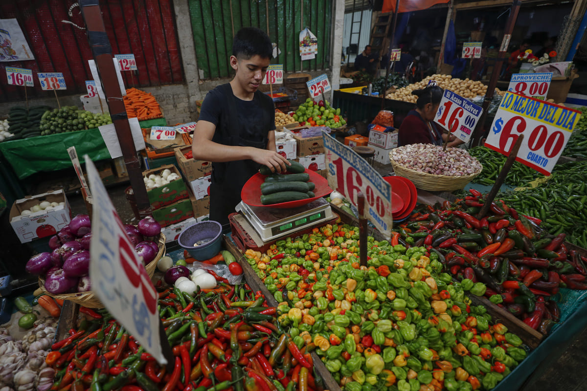 La inflación en México baja al 4,67 % en la primera quincena de agosto