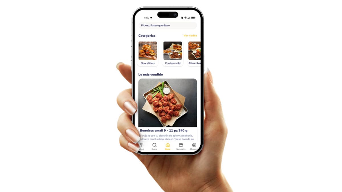 Buffalo Wild Wings lanza su app delivery para los amantes de las alitas
