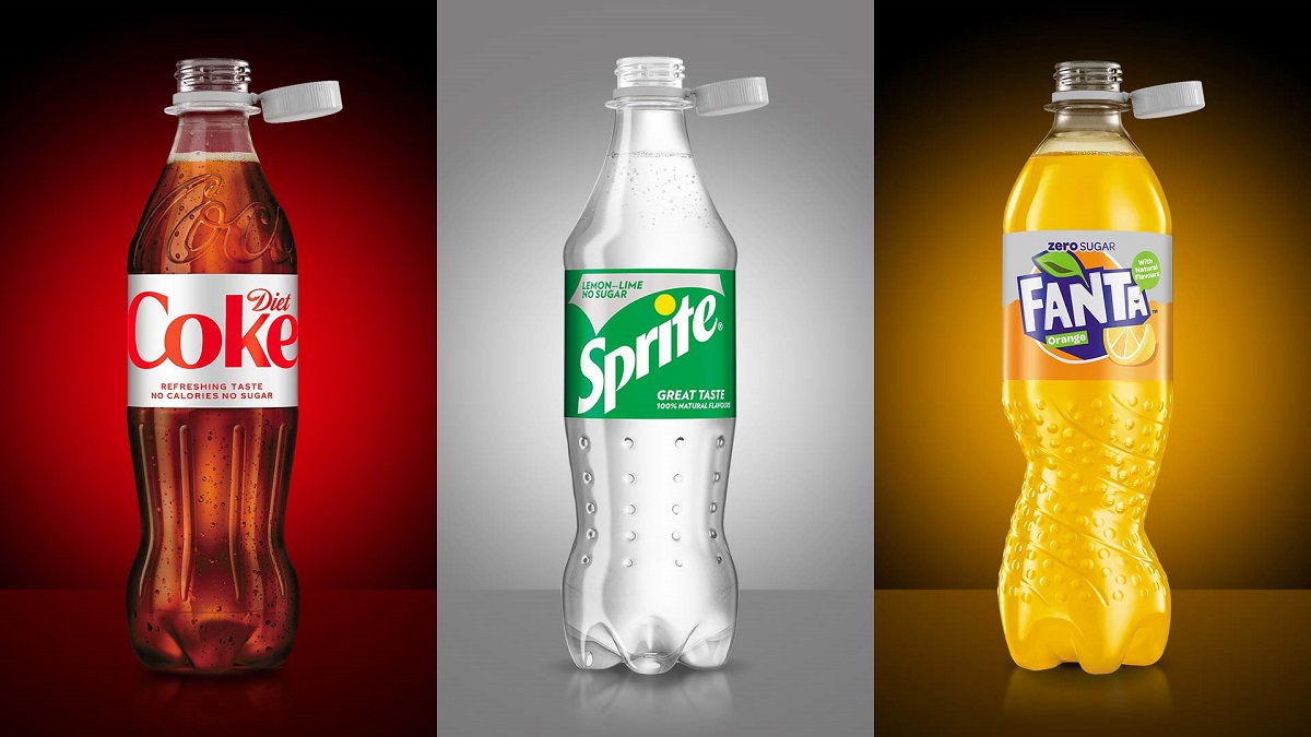 Coca-Cola y Sidel se unen para producir tapas unidas a la botella de PET