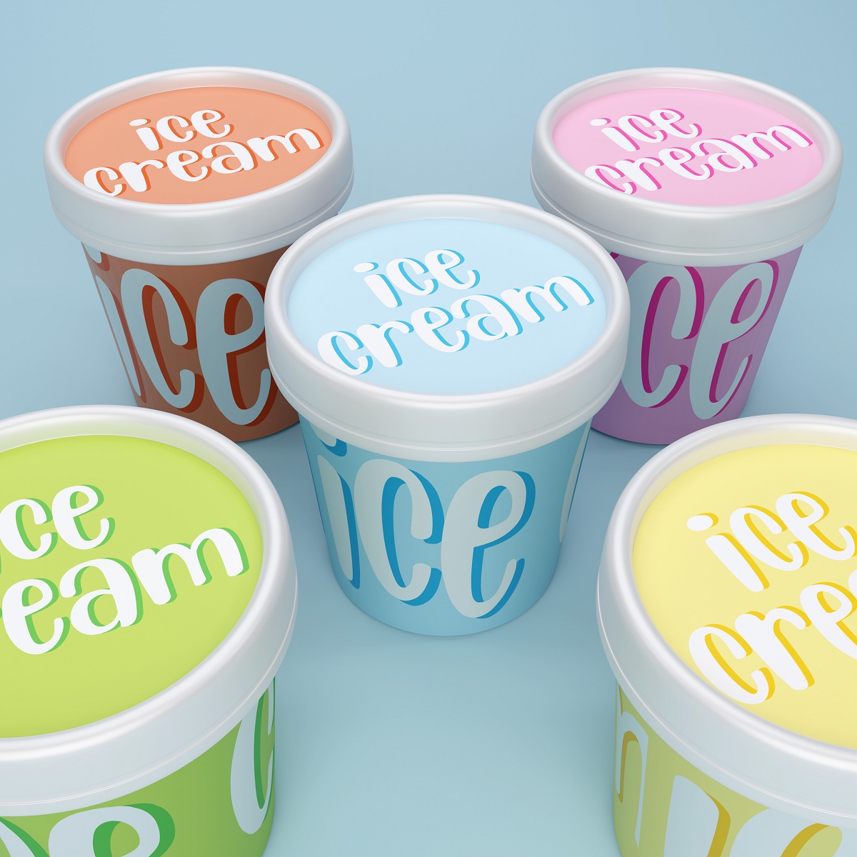 Diseñan las últimas tendencias en envases de postres y helados