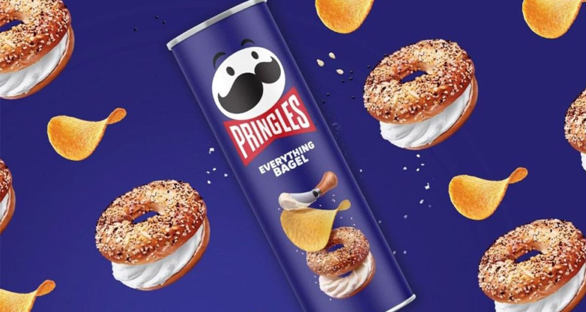 Pringles presenta edición limitada sabor bagel