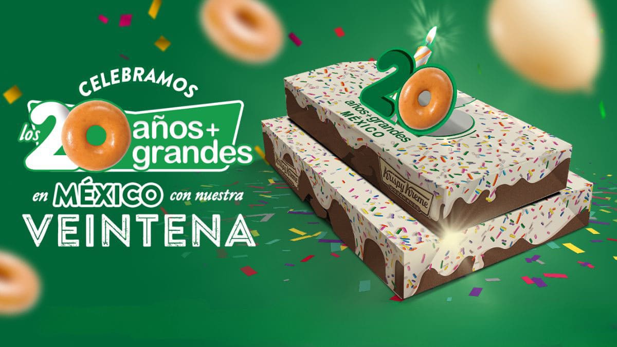 Krispy Kreme festejó 20 años en México