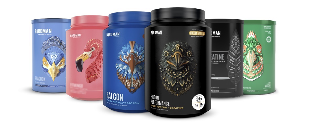 Birdman, la línea de suplementos nutricionales 100% vegetal