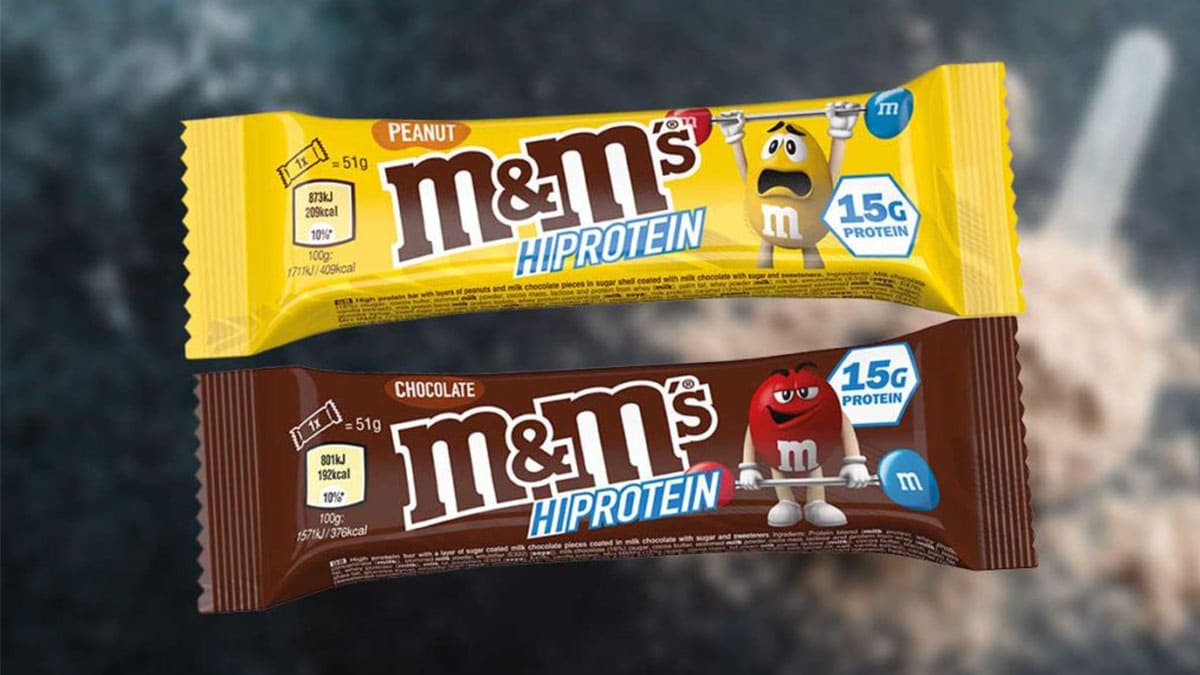 Chocolates M&M´s presentó sus barras de proteína