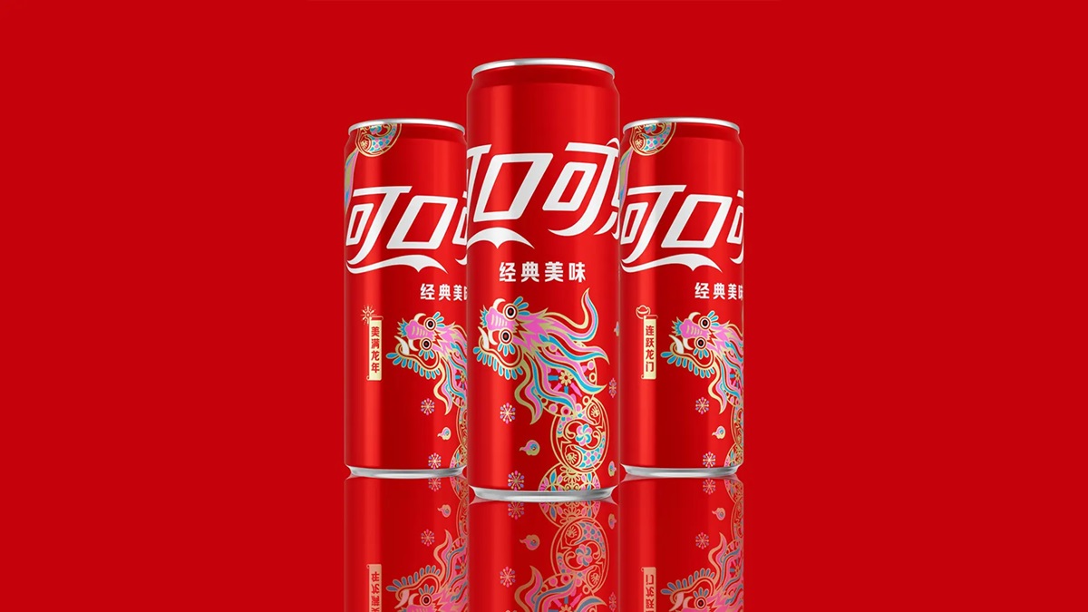 Coca-Cola lanza una lata edición especial del año del dragón