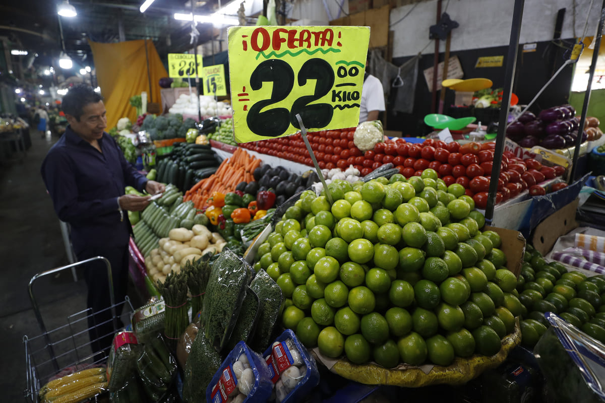 La inflación en México baja a un 4,4% en febrero después de tres meses al alza