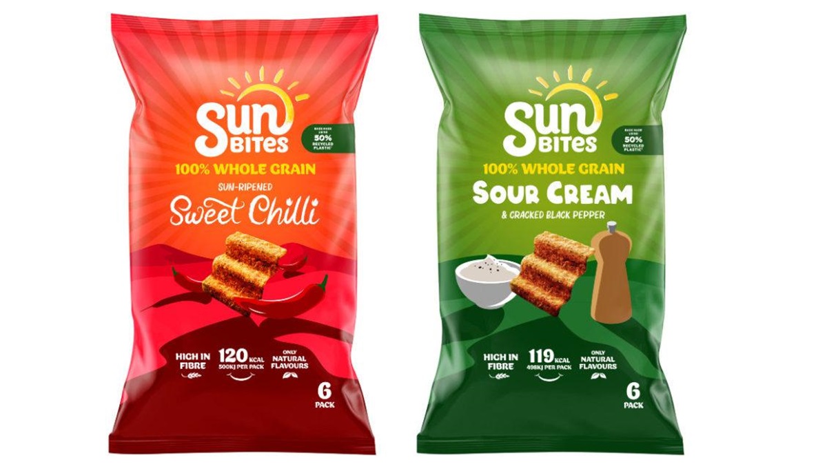 PepsiCo lanza empaque de plástico reciclado al 50% para su marca Sunbites