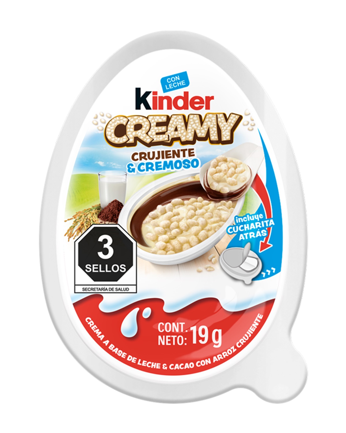 Lanzan el nuevo snack Kinder Creamy, con envoltura resistente al calor