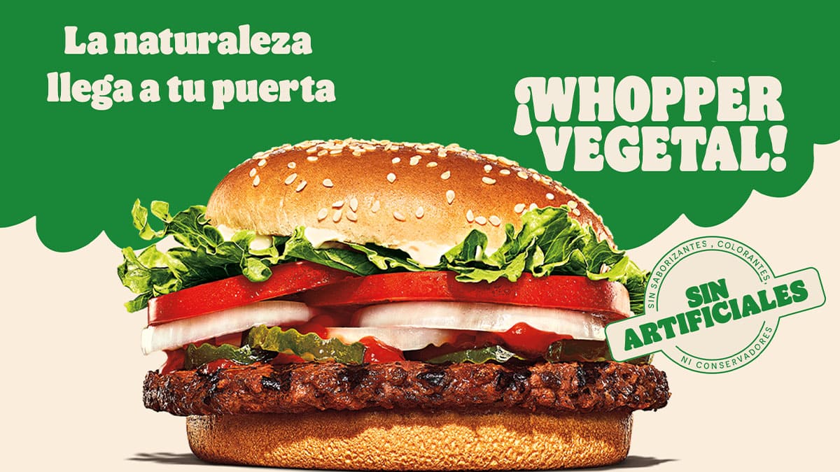 Burger King se une al lunes sin carne con la Whopper vegetal