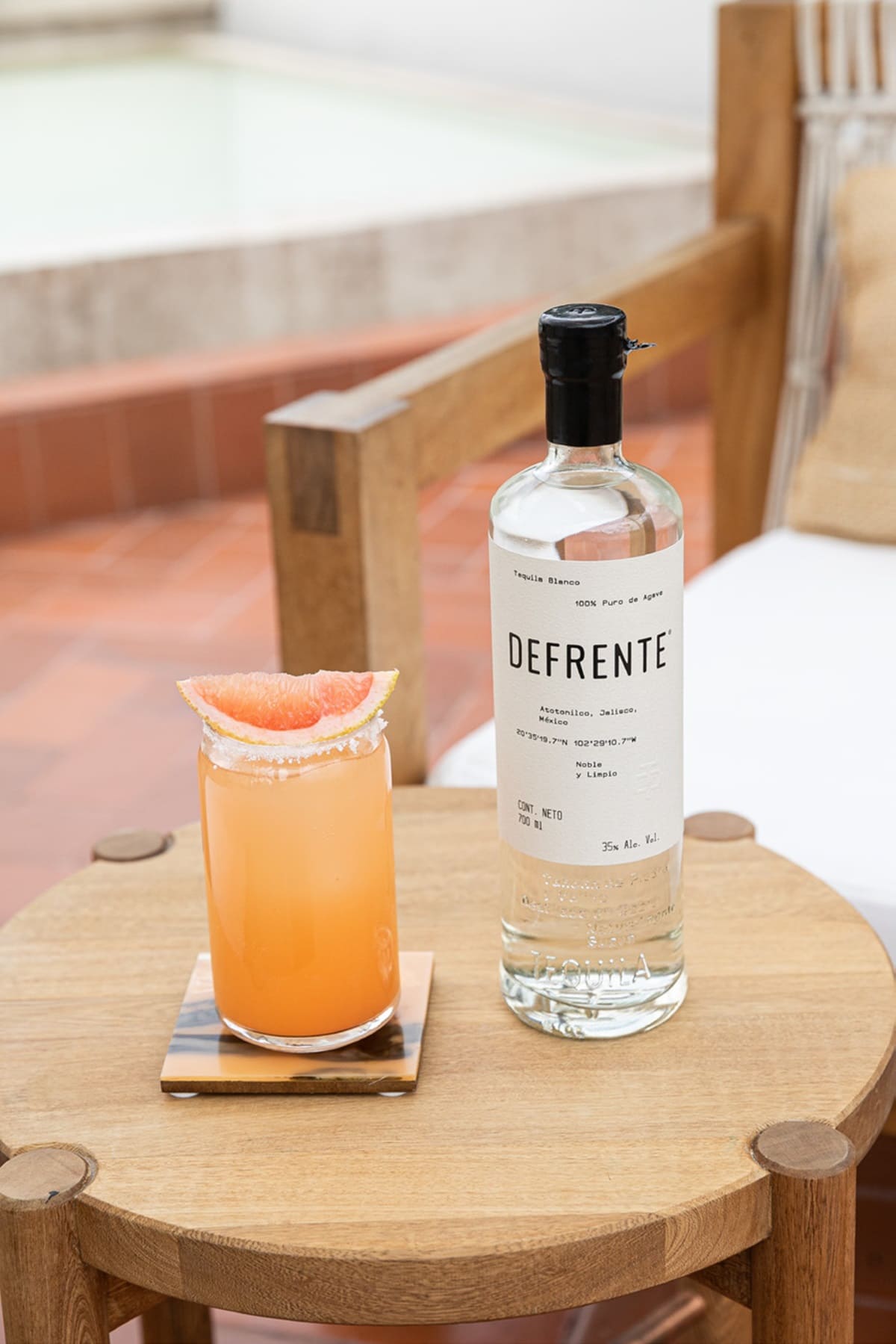 Defrente: la suavidad del tequila blanco