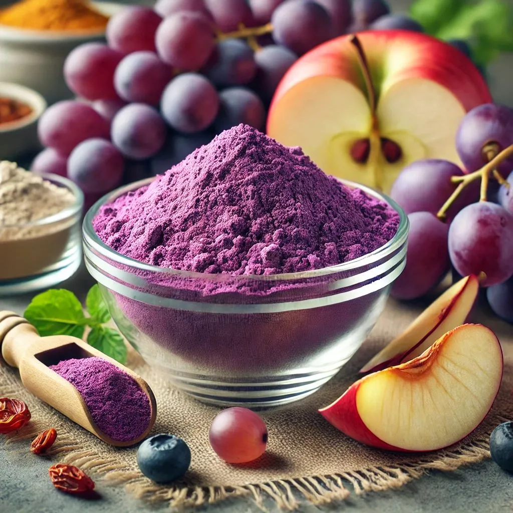 Innovación sostenible: uso de cáscaras de manzana y uva en el desarrollo de nuevos ingredientes