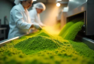 producción de té