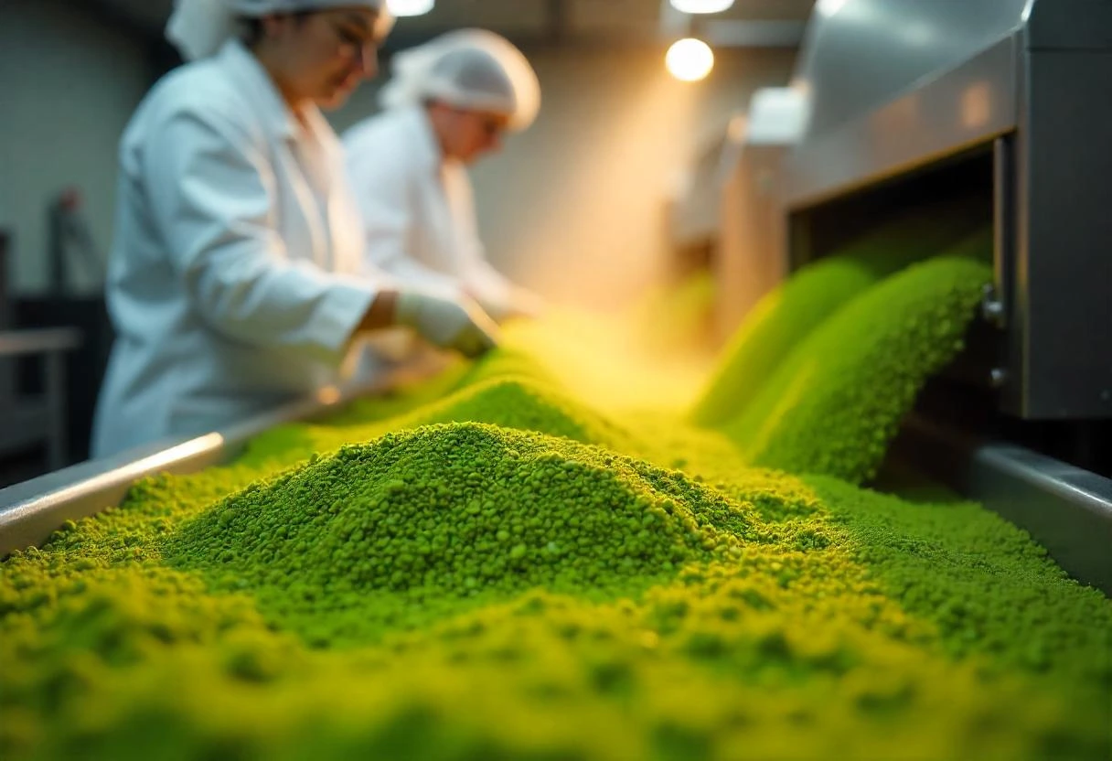 producción de té